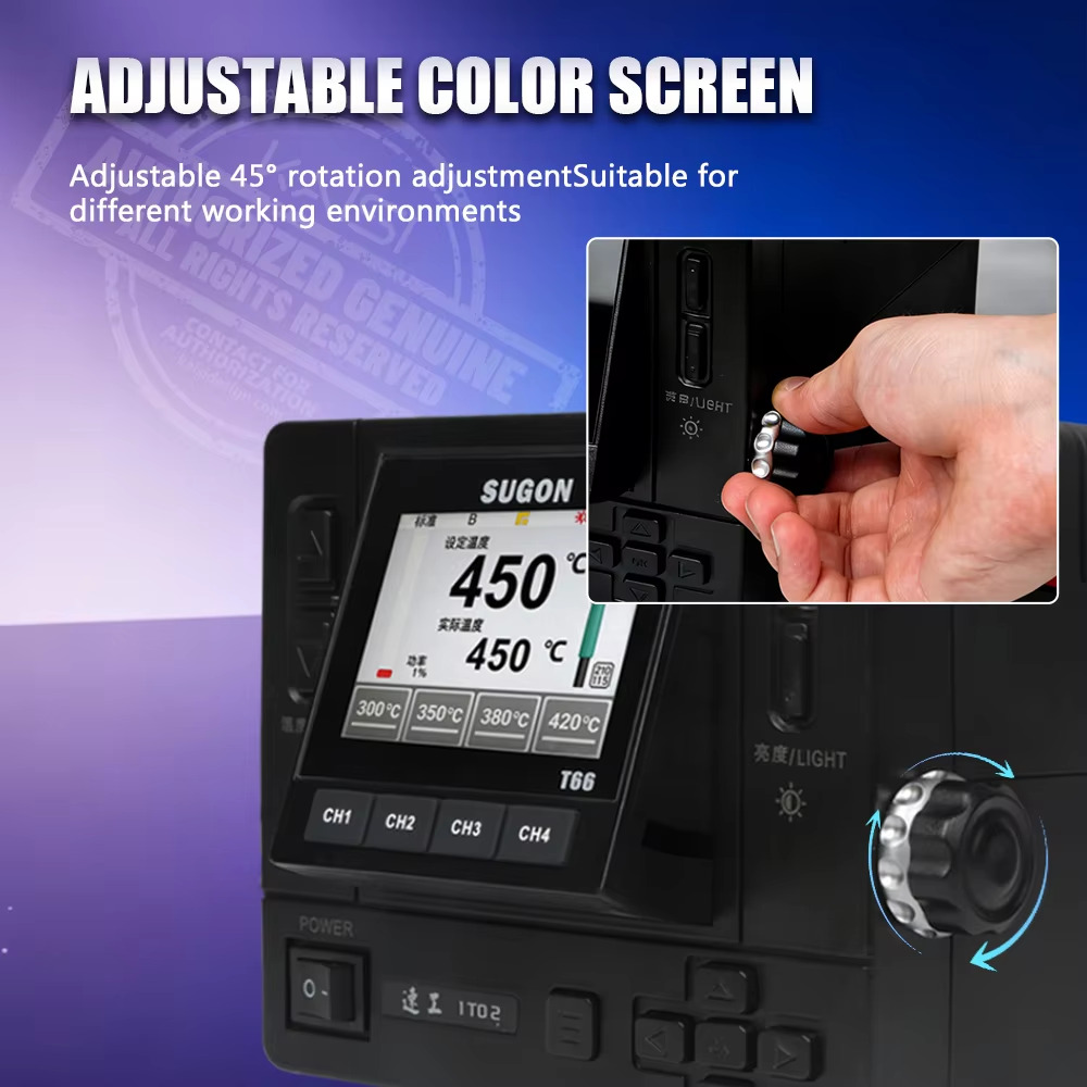 SUGON T66 Double Station Precise Temperature Control (with 210+3TIPS , 245+3TIPS) - Image 7