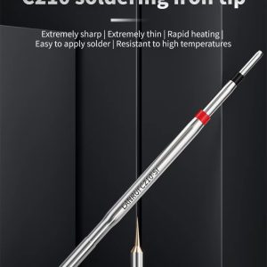LANRUI S01 Speed Needle Soldering Iron Tip C210-SI (Super Fine) with 5 Tips
