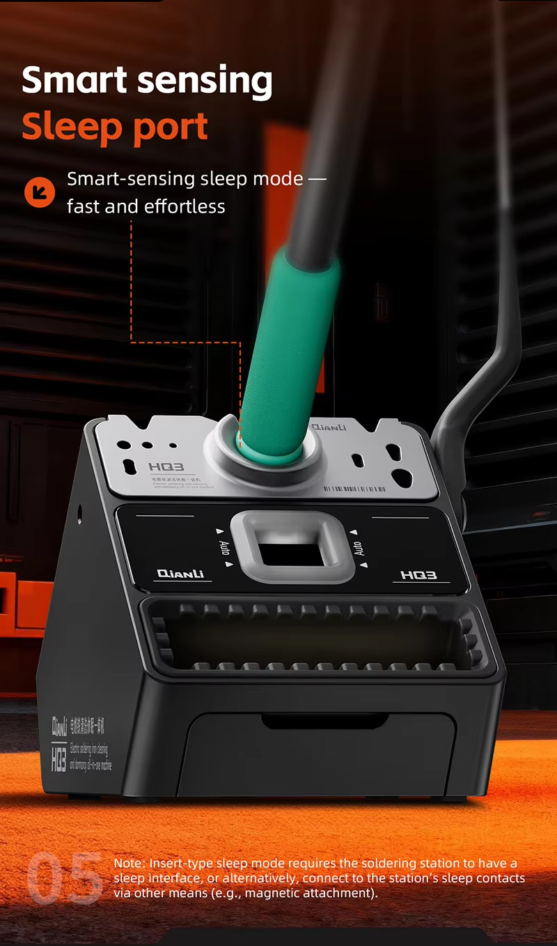 QIANLI HQ3 Electric Soldering Iron Cleaning and Dormancy All-in-One Machine - Image 7