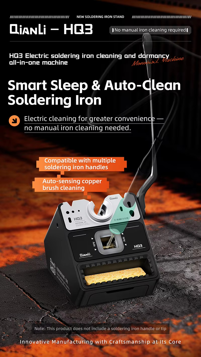 QIANLI HQ3 Electric Soldering Iron Cleaning and Dormancy All-in-One Machine