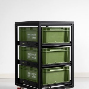 TBK 801A Mobile Workshop Storage Trolley & Modular Parts Organizer (36.5*40.5*65CM)