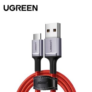 UGREEN US505 USB-A to Type-C Fast Charging Cable 1 Meter -RED 20527