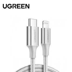 UGREEN US304 USB-C to Phone Fast Charging Cable 1 Meter -WHITE 70523