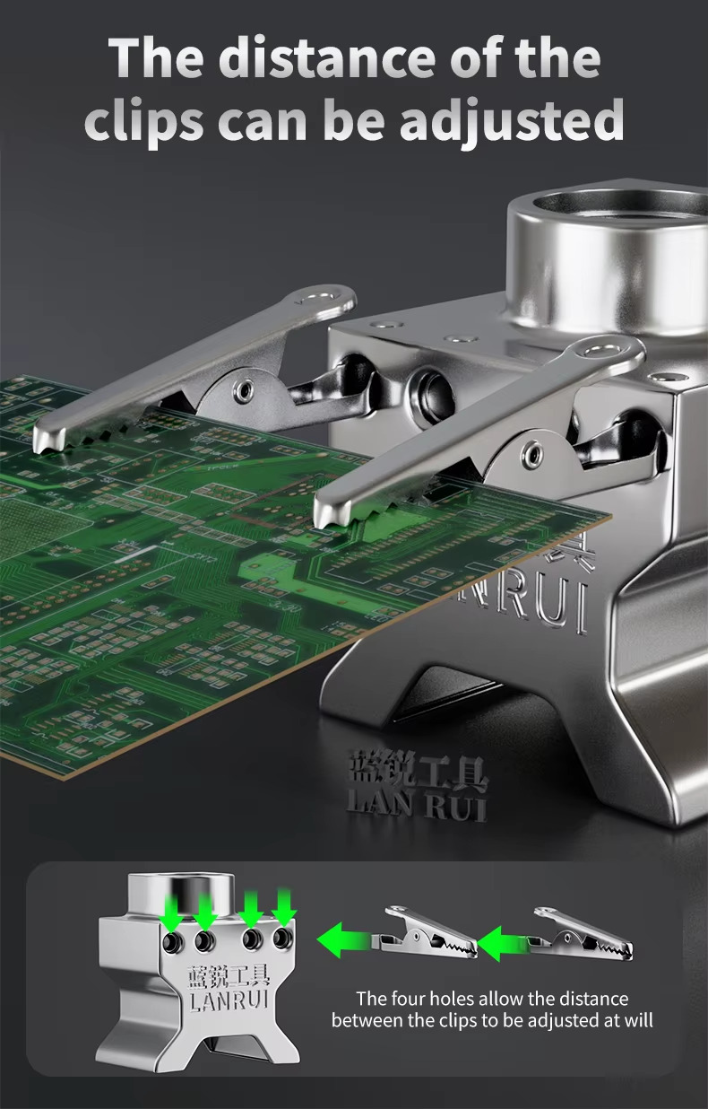 LANRUI B17 PCB Repair Fixture Adjustable Motherboard Clamp Holder - Image 2
