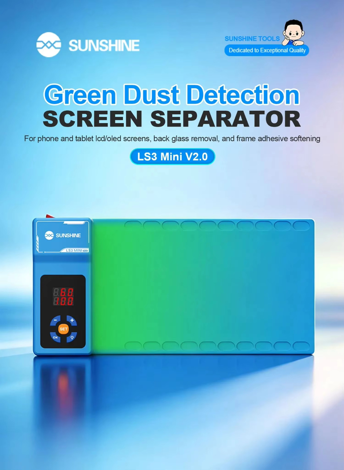 SUNSHINE LS3 Mini Screen Separator V2.0