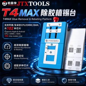 JTX TOOLS T4MAX Chips Glue Removal Reballing Platform with 3D Stencil