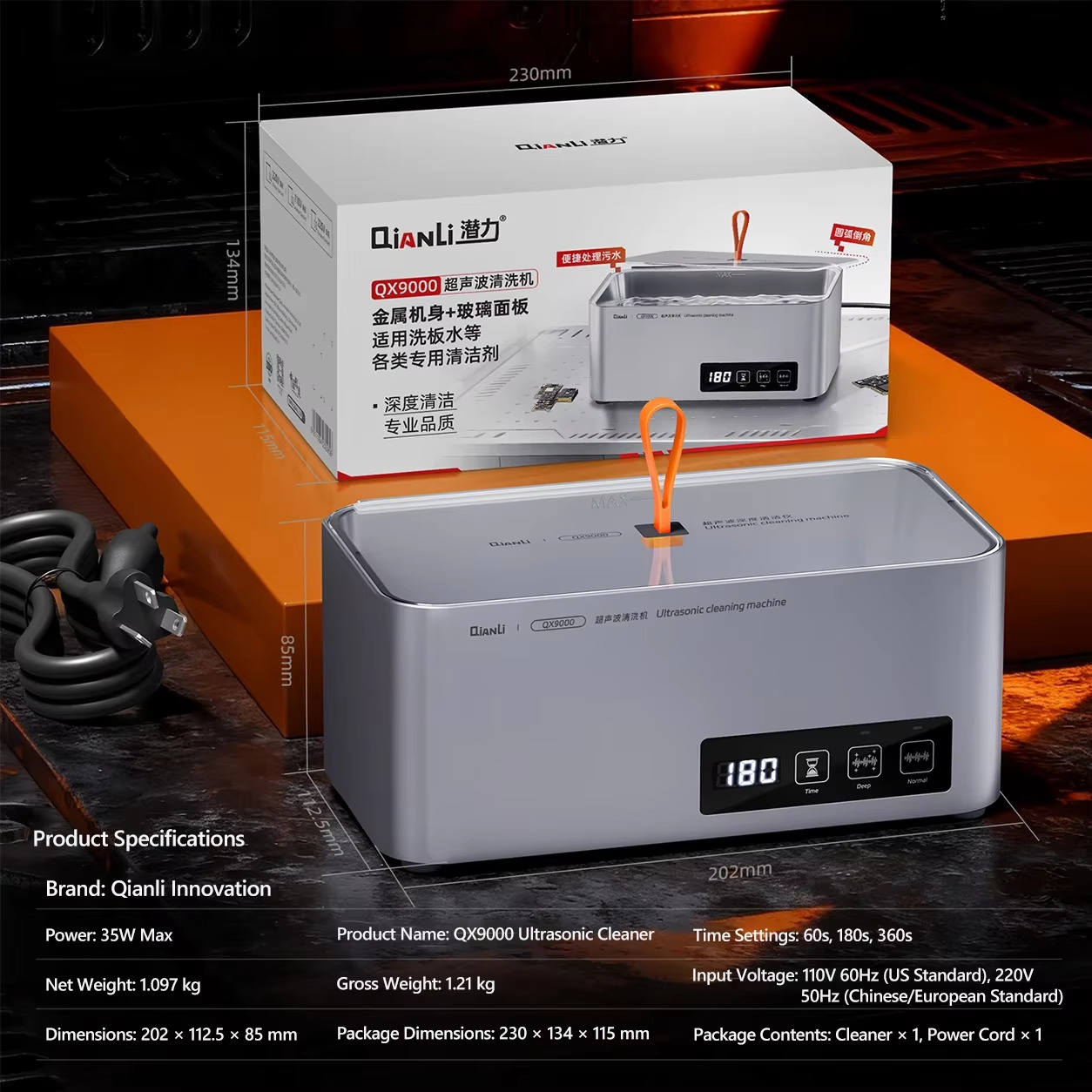 QIANLI QX9000 Ultrasonic Cleaning Machine - Image 7