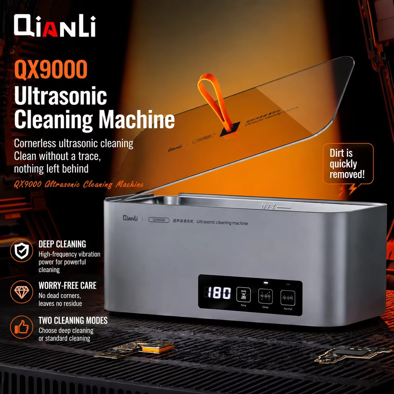 QIANLI QX9000 Ultrasonic Cleaning Machine