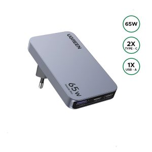 UGREEN X753 NEXODE PRO 65W 2C 1A GaN Ultra-Slim Fast Charger - 25356