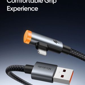 MCDODO CA-594 1.2 Meter 3A Right-Angle Auto Power Off Phone Cable