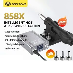 OSS TEAM 858X Intelligent Hot Air Rework Station Blower