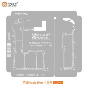 AMAOE BGA STENCILS - Middle Layer - MG8P MAGIC 8PRO