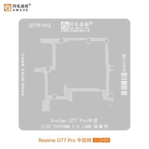 AMAOE BGA STENCILS - Middle Layer - GT7P REALME GT7Pro