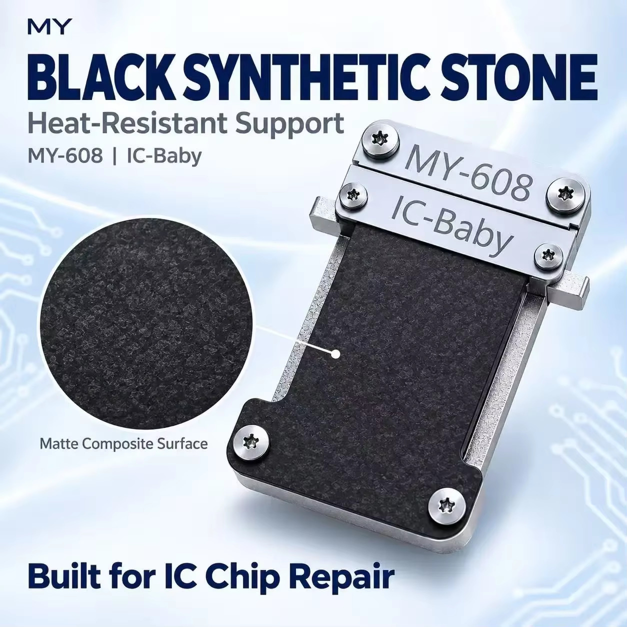 MR.YANG MY-608 IC Baby Chip Positioning Jig - Black - Image 5