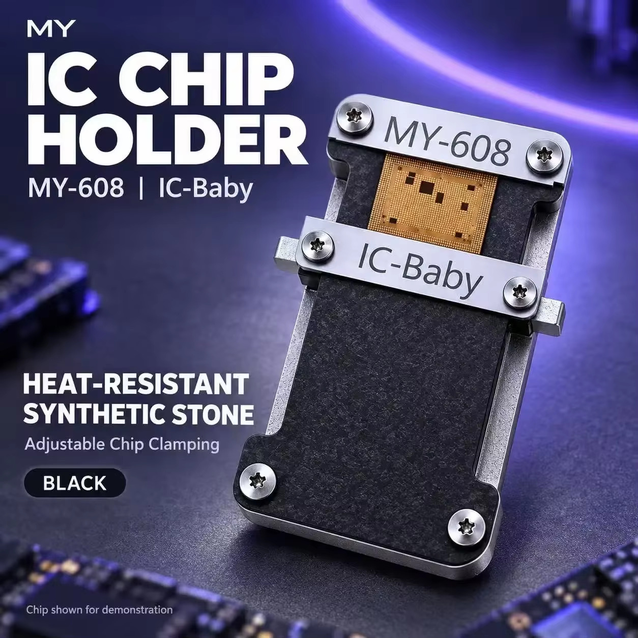 MR.YANG MY-608 IC Baby Chip Positioning Jig - Black