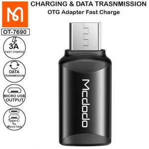 MCDODO OT-7690 Type-C to Micro USB Connector