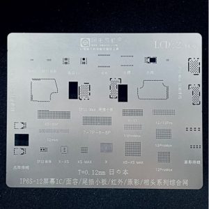 AMAOE BGA STENCILS LCD:2 6S-12 LCD IC/Face ID/Charging Board/Truetone/Camera