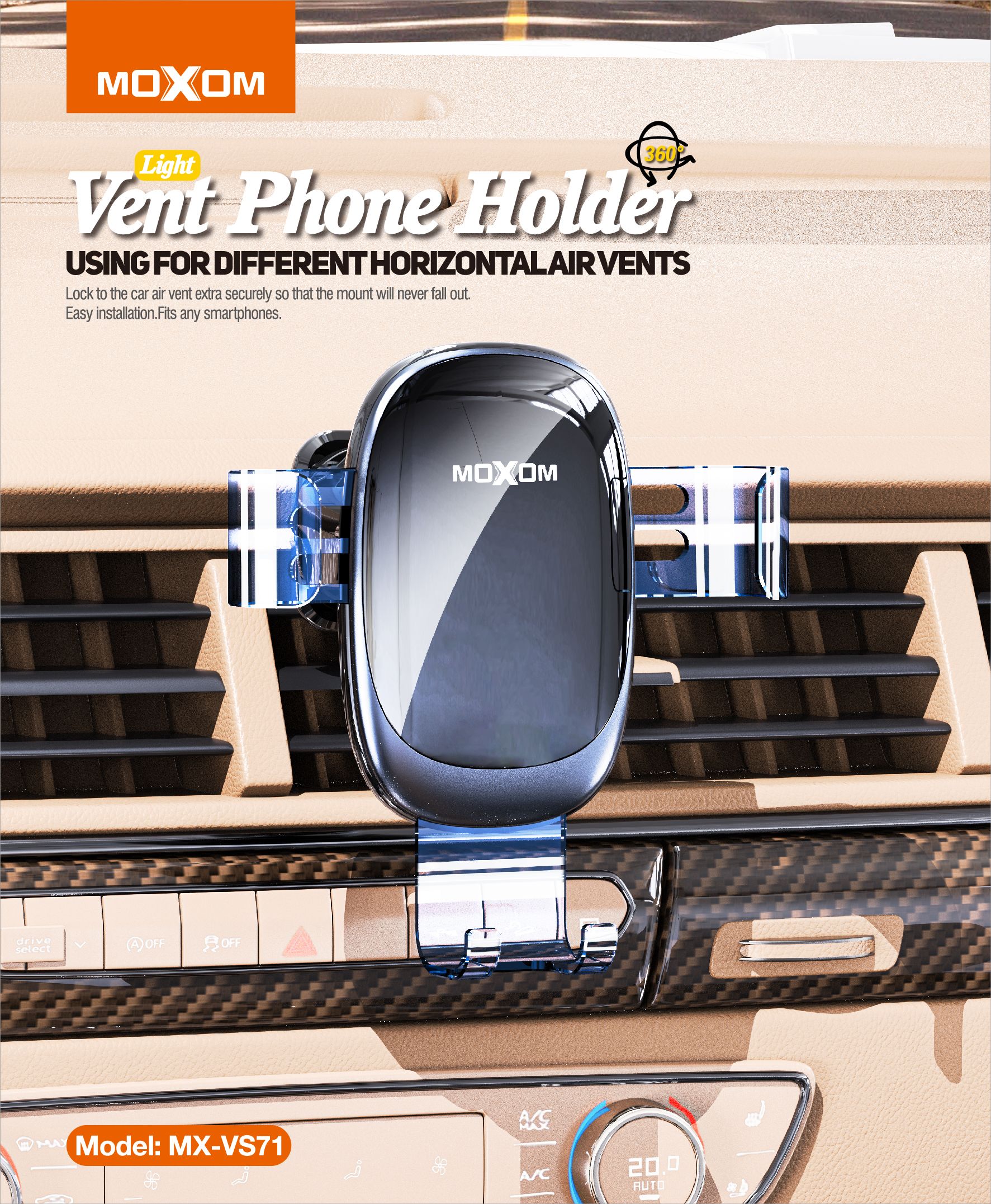 SOPORTE IN-CAR HOLDER BACKREST K336