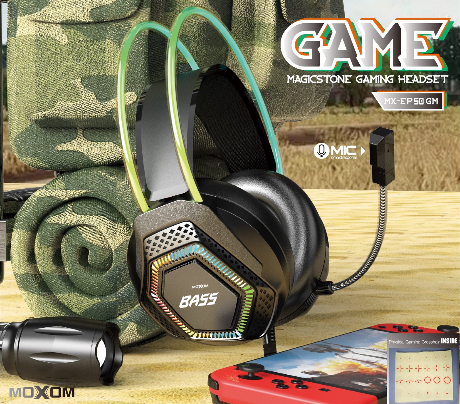 MOXOM MX-EP50 GM Magicstone Gaming Headset