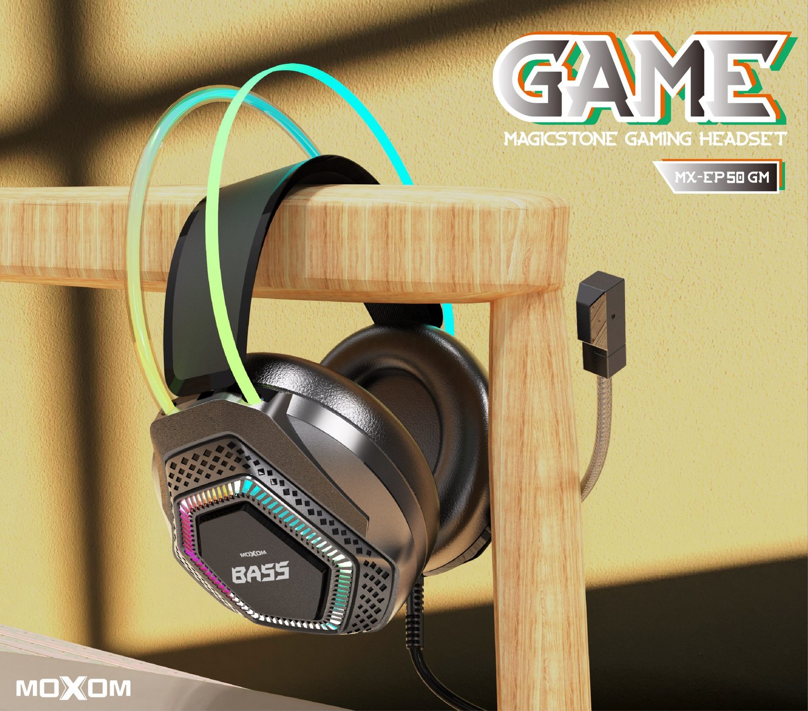 MOXOM MX-EP50 GM Magicstone Gaming Headset - Image 2