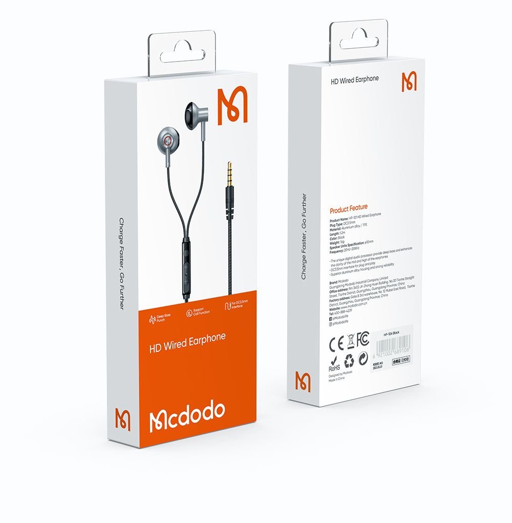 MCDODO HP-1210 HD Wired Earphone (3.5mm) - Image 7