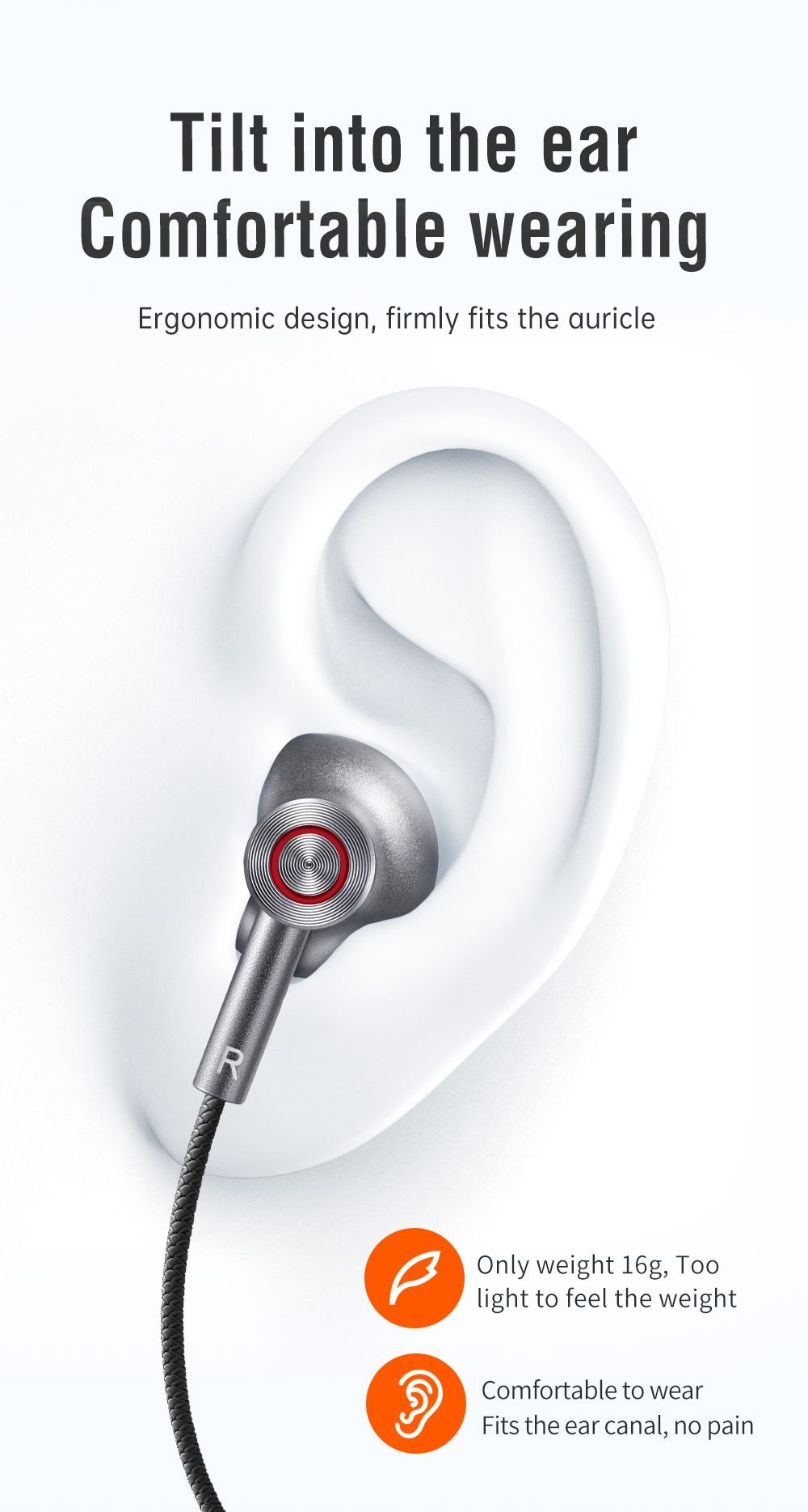 MCDODO HP-1210 HD Wired Earphone (3.5mm) - Image 6