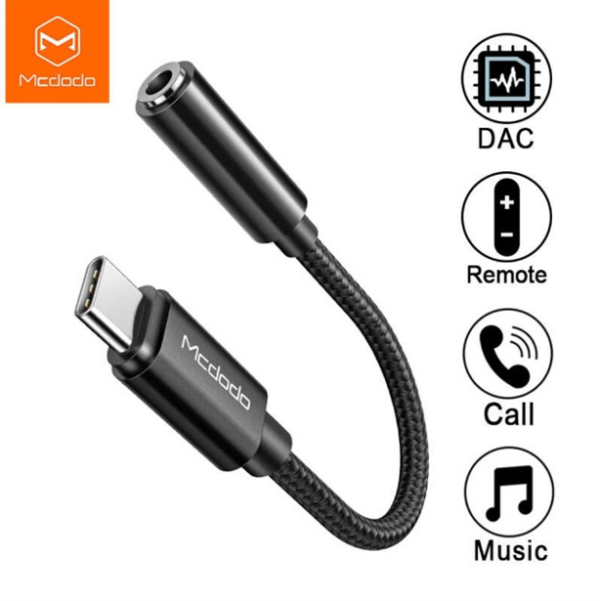 MCDODO CA-7560 HiFi DAC Audio Cable Type-C to DC 3.5MM