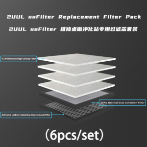 2UUL uuFILTER Replacement Filter Pack (6PCS/SET)