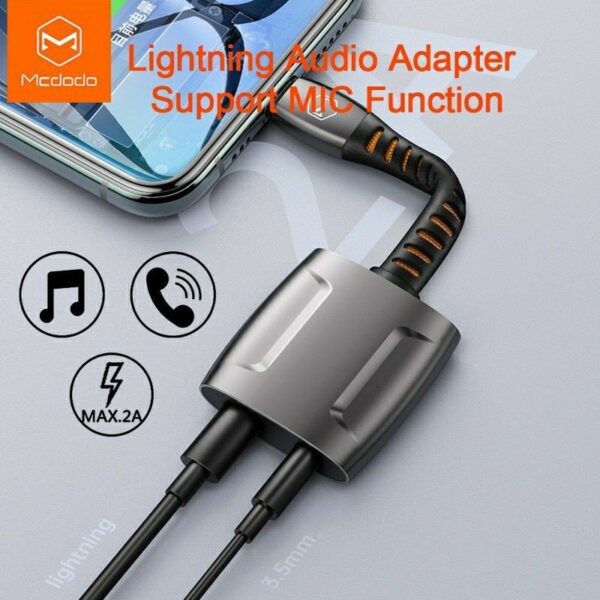 MCDODO CA-6340 Phone to Phone & 3.5MM Audio Adapter