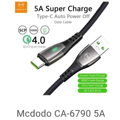 MCDODO CA-6790 5A Super Charge Type-C Cable 1.5 Meter
