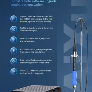 AIXUN T405 Dual Channel Smart Soldering Station (Standard Package with T115 Handle)
