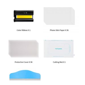 Photo Paper Set (Photo Paper*36PCS,Natte Lamination*36PCS,Ribbon*1ROLL) - for DHP511