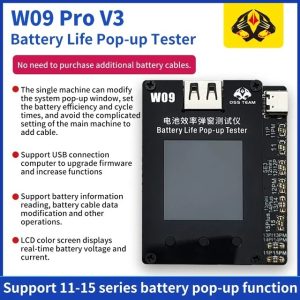 OSS TEAM W09PRO Battery Life Pop-Up Tester