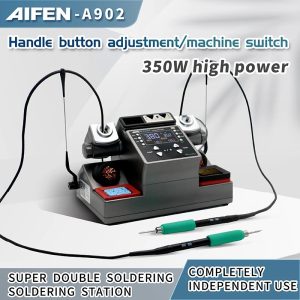 AIFEN-A902 Soldering Station with 2 Handle + 6Tips (C115+3Tips / C210+3Tips)