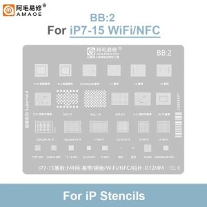 AMAOE BGA STENCILS BB:2 for IP7-15 Move Board IC