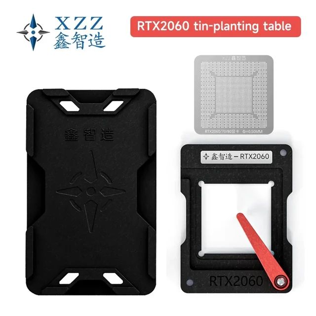 XZZ MBGA RTX2060 Graphics Card Position Plate with Clip + Stencils