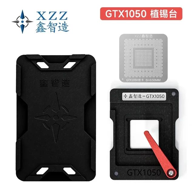 XZZ MBGA GTX1050 Graphics Card Position Plate with Clip + Stencils