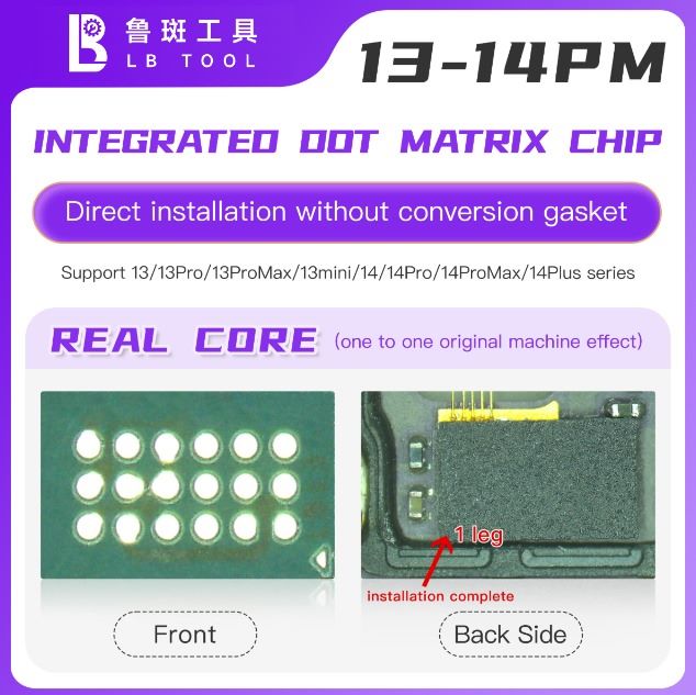 鲁斑 LB-IC Integrated Dot Matrix Face IC Chip 13-14PM