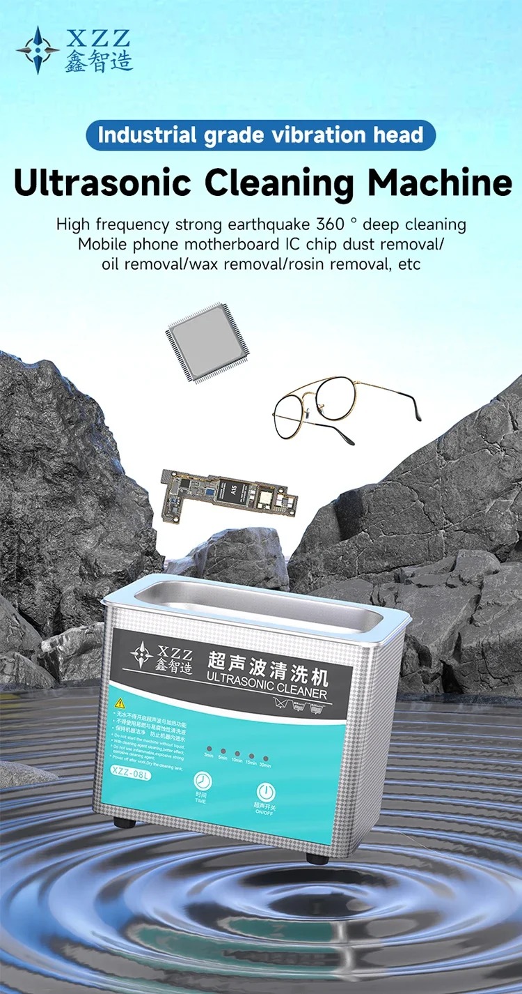 XZZ-08L Ultrasonic Cleaner 0.8L