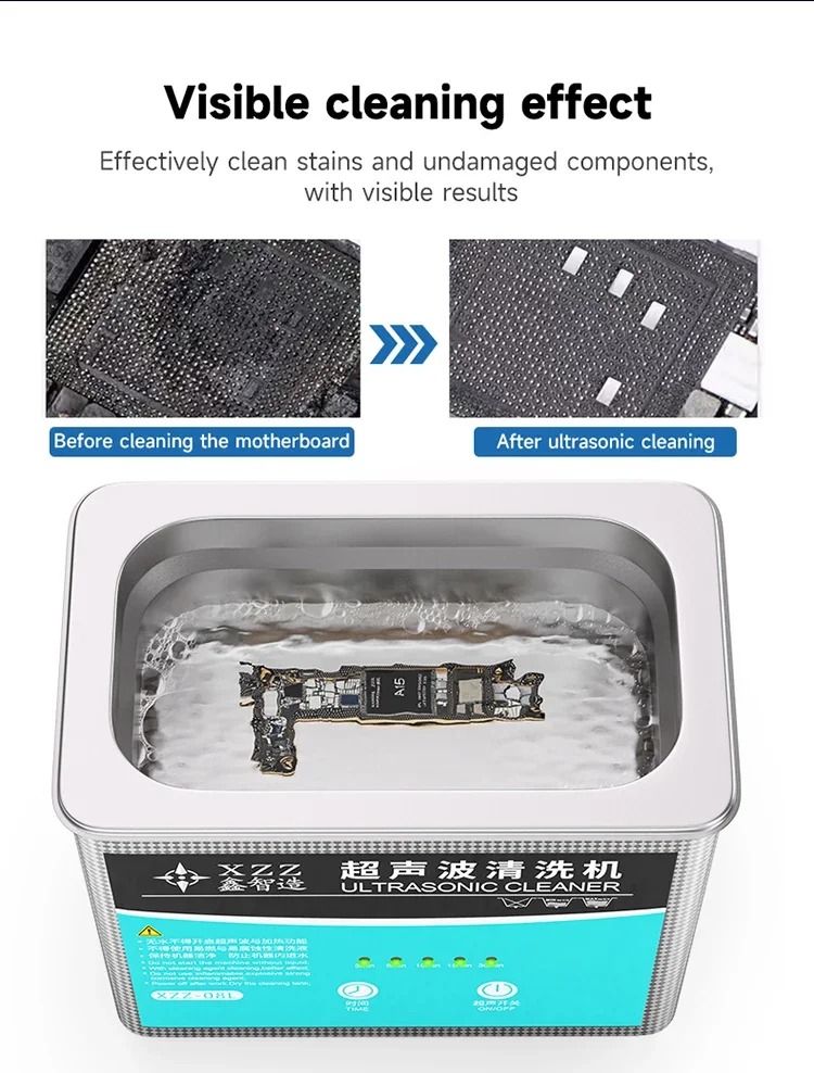 XZZ-08L Ultrasonic Cleaner 0.8L - Image 2