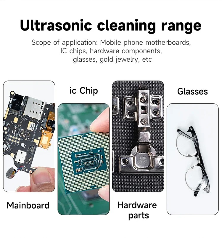 XZZ-08L Ultrasonic Cleaner 0.8L - Image 4