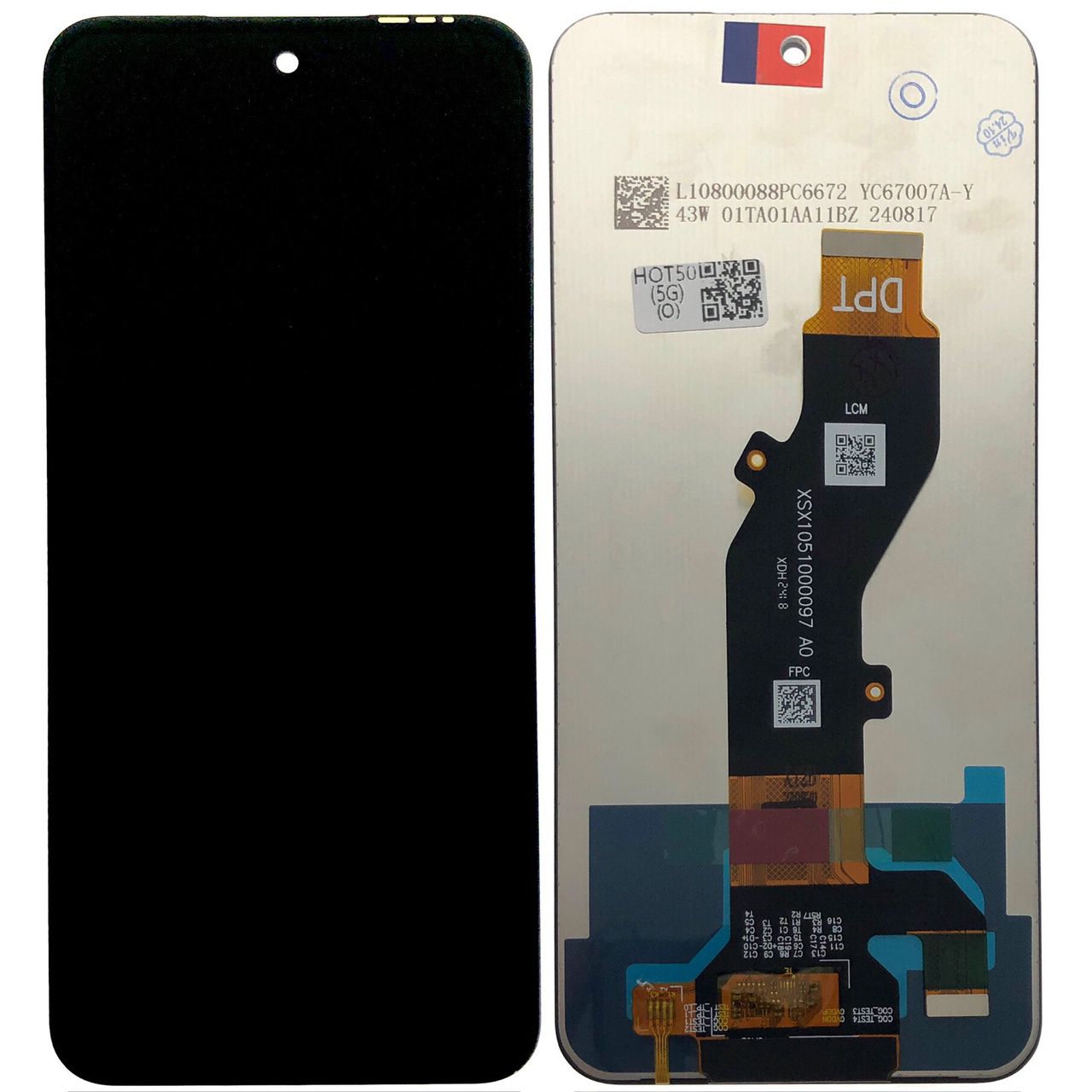 Infinix Hot 50-5G X6720/Hot 50I X6531/Hot 60i X6728/Smart 9 X6532/Smart 9 HD X6532C/Note 50X-5G/Itel A80/P65/Tecno Pop 9/Spark Go 1 (KL4)/ Spark Go 1S (KL4H)/Spark 30C/Spark Go 2 (KM4)/Spark 40/Spark 40C/Pop 10 (KL5N) LCD O Full Set - Image 2