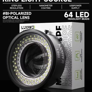 LUOWEI LS02 Polarized Ring Microscope LED Light