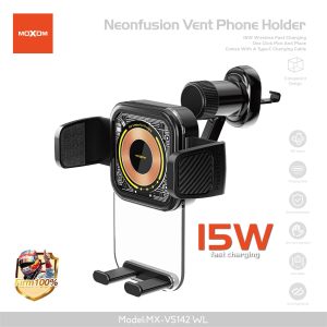 MOXOM MX-VS142 15W Wireless Fast Charging Phone Holder