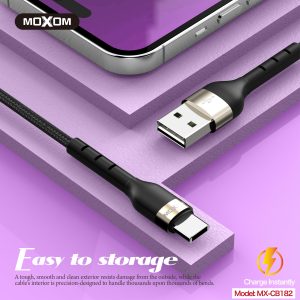 MOXOM MX-CB182 1.2 Meter 3A Fast Charging Data Cable