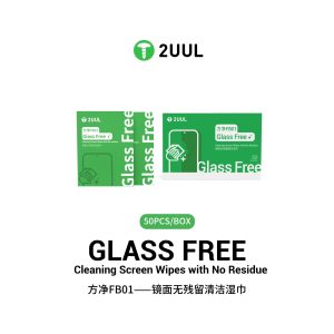 2UUL FB01 Glass Free Cleaning Screen Wipes with No Residue (50PCS/BOX)