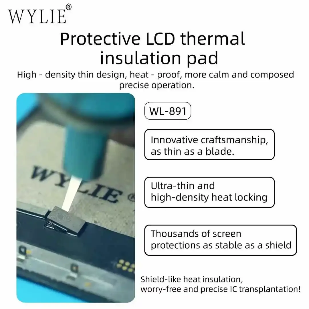 WYLIE WL-891 Protective LCD Thermal Insulation Pad (10PCS) - Image 5