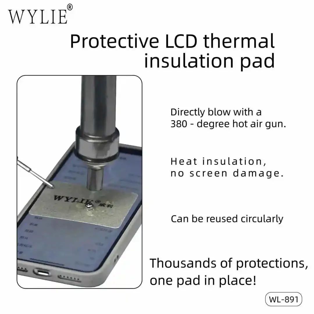 WYLIE WL-891 Protective LCD Thermal Insulation Pad (10PCS) - Image 4