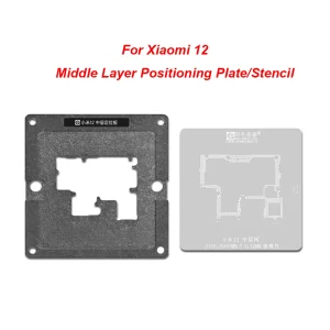 AMAOE - Middle Layer Reball Position Plate + Stencil (W/O Base) - XIAOMI 12