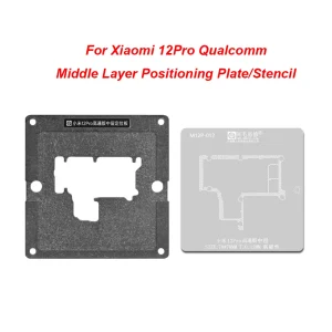 AMAOE - Middle Layer Reball Position Plate + Stencil (W/O Base) - XIAOMI 12PRO Qualcomm